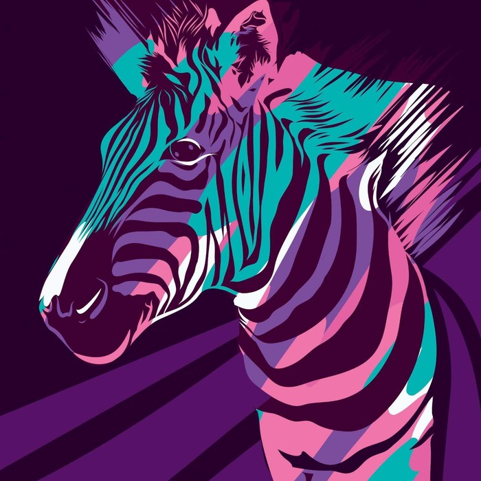 Алмазная мозаика с полным заполнением «Зебра» 20х20 см, на подрамнике
Алмазная мозаика с полным заполнением «Зебра» 20х20 см, на подрамнике