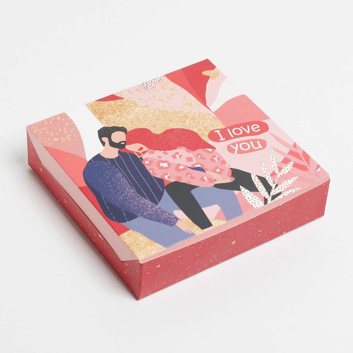 Коробка складная «Love you», 14 × 14 × 3,5 см
Коробка складная «Love you», 14 × 14 × 3,5 см