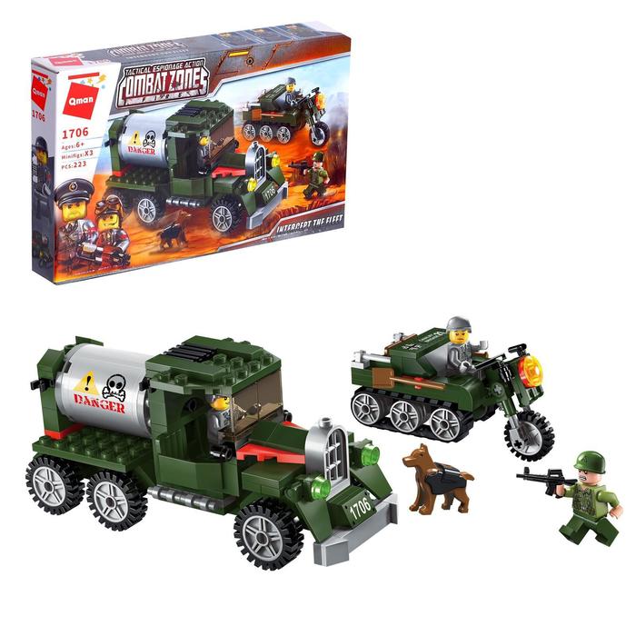 Конструктор Военная зона «Боевой патруль», 223 детали
Конструктор Военная зона «Боевой патруль», 223 детали