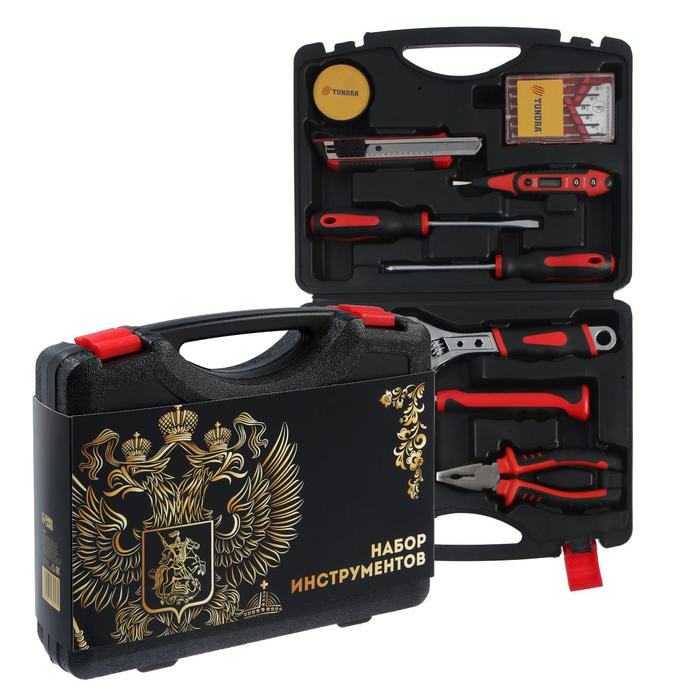 Набор инструментов в кейсе TUNDRA "23 Февраля", подарочная упаковка, 15 предметов
Набор инструментов в кейсе TUNDRA "23 Февраля", подарочная упаковка, 15 предметов