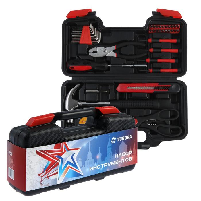 Набор инструментов в кейсе TUNDRA "23 Февраля", подарочная упаковка, 39 предметов
Набор инструментов в кейсе TUNDRA "23 Февраля", подарочная упаковка, 39 предметов