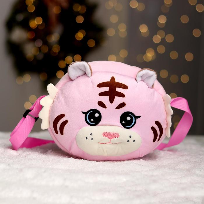фото Сумка детская «тигрёнок», цвет розовый milo toys