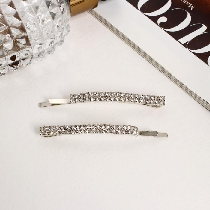 Невидимка для волос "Милица" (набор 2 шт) классика, 6,5 см, серебро
Невидимка для волос "Милица" (набор 2 шт) классика, 6,5 см, серебро