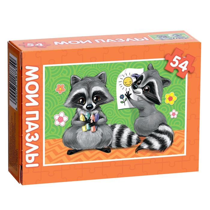 Пазл детский «Енотики», 54 элемента
Пазл детский «Енотики», 54 элемента