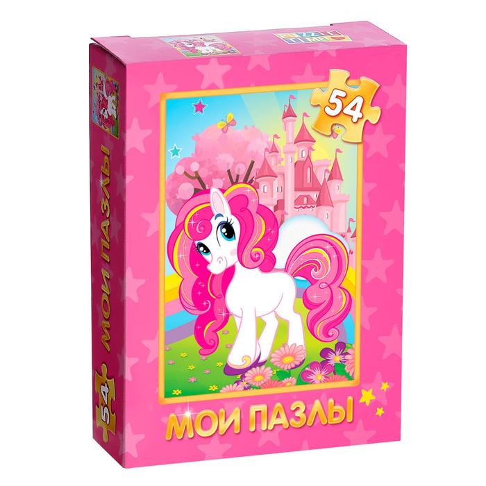 Пазл детский «Розовый пони», 54 элемента
Пазл детский «Розовый пони», 54 элемента