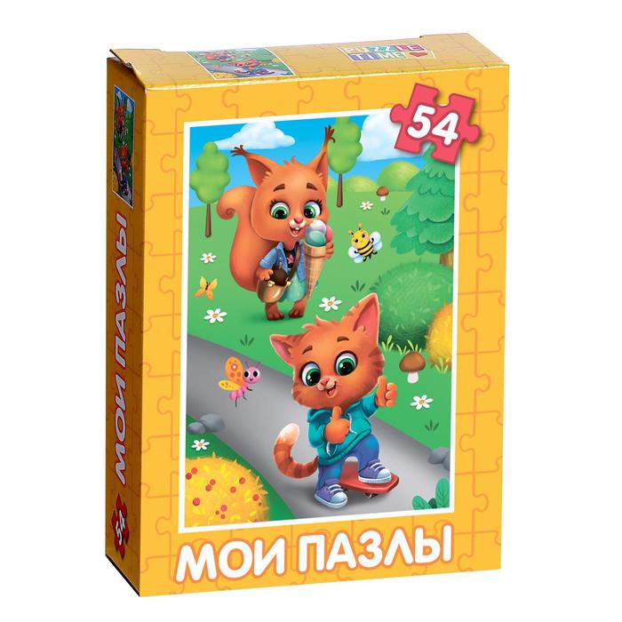 Пазл детский «На прогулке», 54 элемента
Пазл детский «На прогулке», 54 элемента