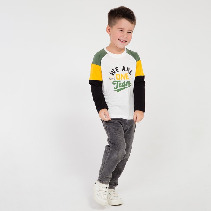 Лонгслив для мальчика, цвет экрю, рост 110 см
Лонгслив для мальчика, цвет экрю, рост 110 см