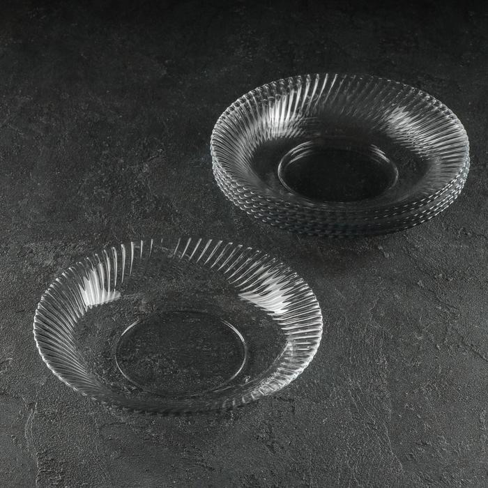 Набор суповых тарелок Diamond, d=21 см, 6 шт, цвет прозрачный
Набор суповых тарелок Diamond, d=21 см, 6 шт, цвет прозрачный