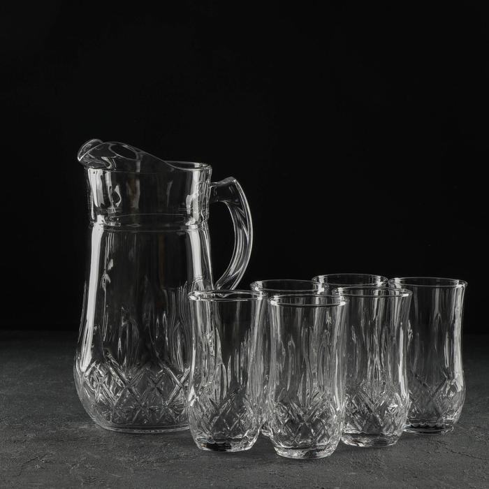 Набор питьевой Liona, 7 предметов: кувшин 1,7 л, стакан 300 мл, 6 шт
Набор питьевой Liona, 7 предметов: кувшин 1,7 л, стакан 300 мл, 6 шт