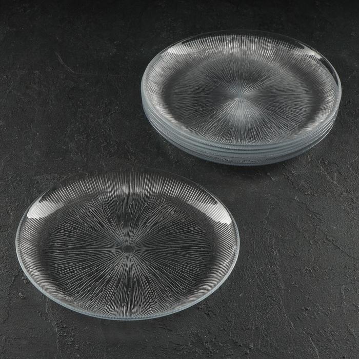 Набор тарелок Solo, d=25 см, 6 шт, цвет прозрачный
Набор тарелок Solo, d=25 см, 6 шт, цвет прозрачный