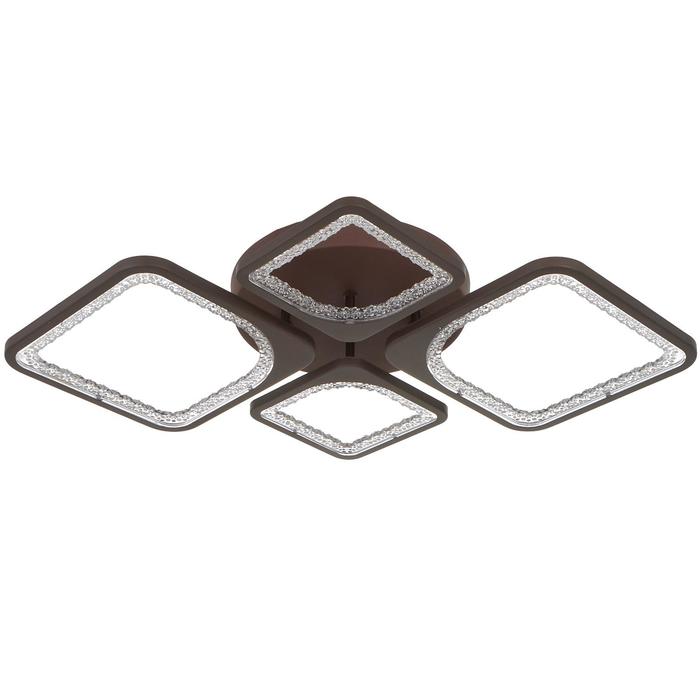 Люстра с ПДУ 1130/4CF LED 80Вт 3000-6000К диммер кофе 70х35 см 
Люстра с ПДУ 1130/4CF LED 80Вт 3000-6000К диммер кофе 70х35 см