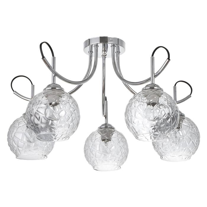 Люстра 1109/5CR E27 40Вт хром 54х54х24 см
Люстра 1109/5CR E27 40Вт хром 54х54х24 см