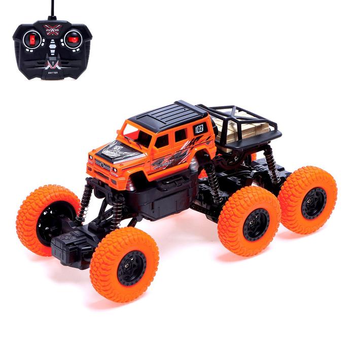 Джип радиоуправляемый «Монстр 6x6», работает от аккумулятора
Джип радиоуправляемый «Монстр 6x6», работает от аккумулятора