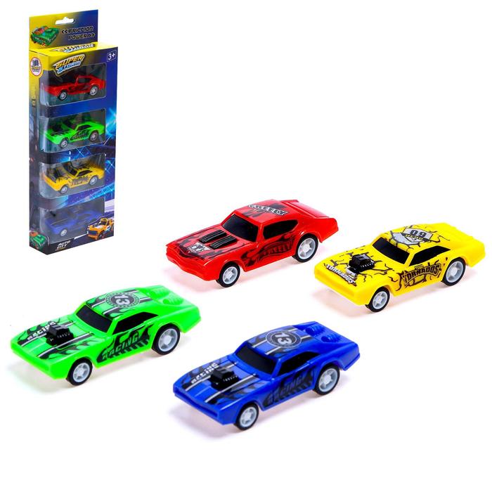 Набор инерционных машин «Классика», 4 штуки, цвета МИКС
Набор инерционных машин «Классика», 4 штуки, цвета МИКС