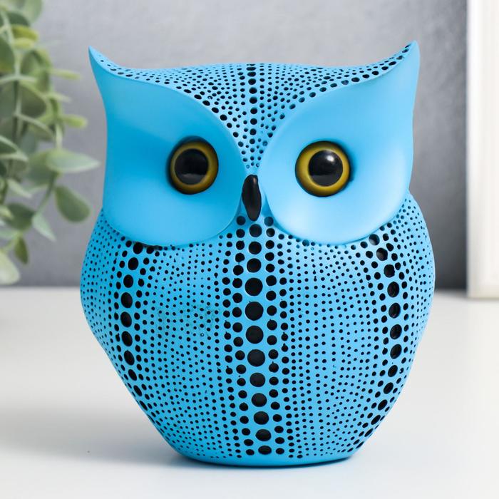 Сувенир полистоун "Филин - точки" голубая 13х15 см
Сувенир полистоун "Филин - точки" голубая 13х15 см
