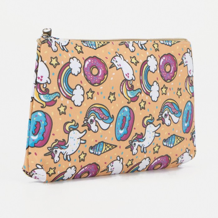 Косметичка на молнии, цвет бежевый
Косметичка на молнии, цвет бежевый