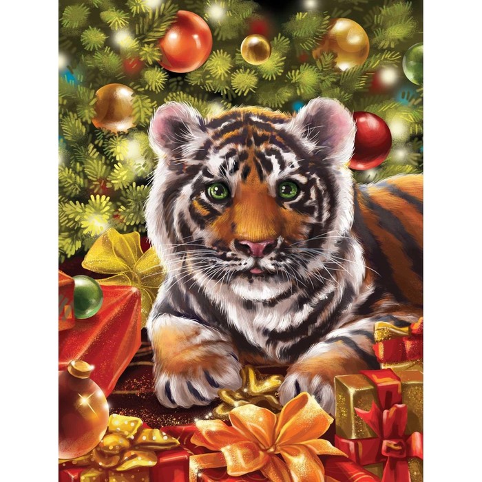 Алмазная мозаика с частичным заполнением на подрамнике «Тигрёнок» 30х40 см
Алмазная мозаика с частичным заполнением на подрамнике «Тигрёнок» 30х40 см