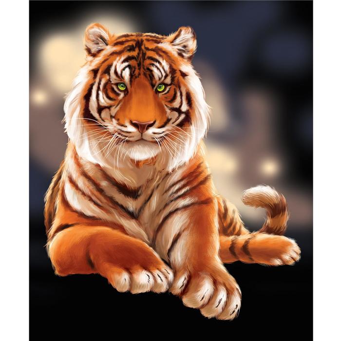 Алмазная мозаика с полным заполнением «Тигр» 50х60 см
Алмазная мозаика с полным заполнением «Тигр» 50х60 см