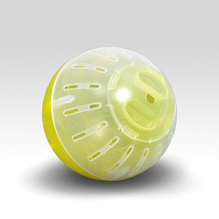 Шар для грызунов, 10 см, жёлтый/прозрачный (цветная крышка)
Шар для грызунов, 10 см, жёлтый/прозрачный (цветная крышка)