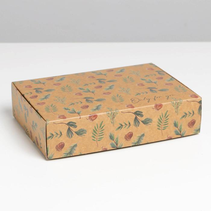 Коробка складная крафтовая «Лес», 21 × 15 × 5 см
Коробка складная крафтовая «Лес», 21 × 15 × 5 см