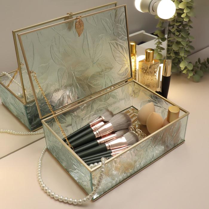 Органайзер для косметических принадлежностей «Осень», с крышкой, 1 секция, 25 × 18,3 × 8,6 см, цвет прозрачный/медный
Органайзер для косметических принадлежностей «Осень», с крышкой, 1 секция, 25 × 18,3 × 8,6 см, цвет прозрачный/медный