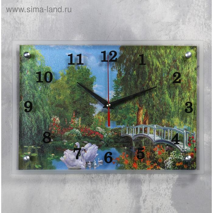 Часы настенные прямоугольные "Лебеди", 25х35 см
Часы настенные прямоугольные "Лебеди", 25х35 см