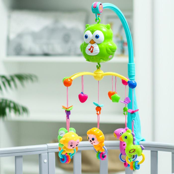 Мобиль музыкальный «Совушка. Зоопарк», на батарейках, виды МИКС
Мобиль музыкальный «Совушка. Зоопарк», на батарейках, виды МИКС