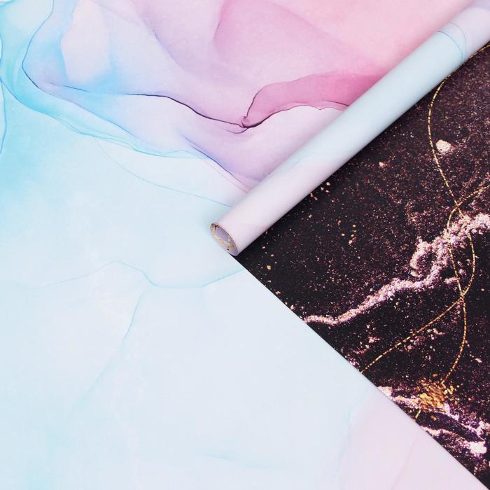 Бумага упаковочная глянцевая "Мрамор", розово-фиолетовая, двухсторонняя, 0,5 х 0,7 м
Бумага упаковочная глянцевая "Мрамор", розово-фиолетовая, двухсторонняя, 0,5 х 0,7 м