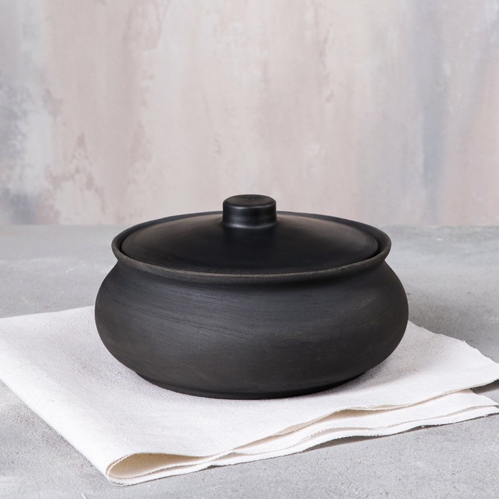 Горшок для запекания "Лоли", чернодымленный, красная глина, 1 л
Горшок для запекания "Лоли", чернодымленный, красная глина, 1 л