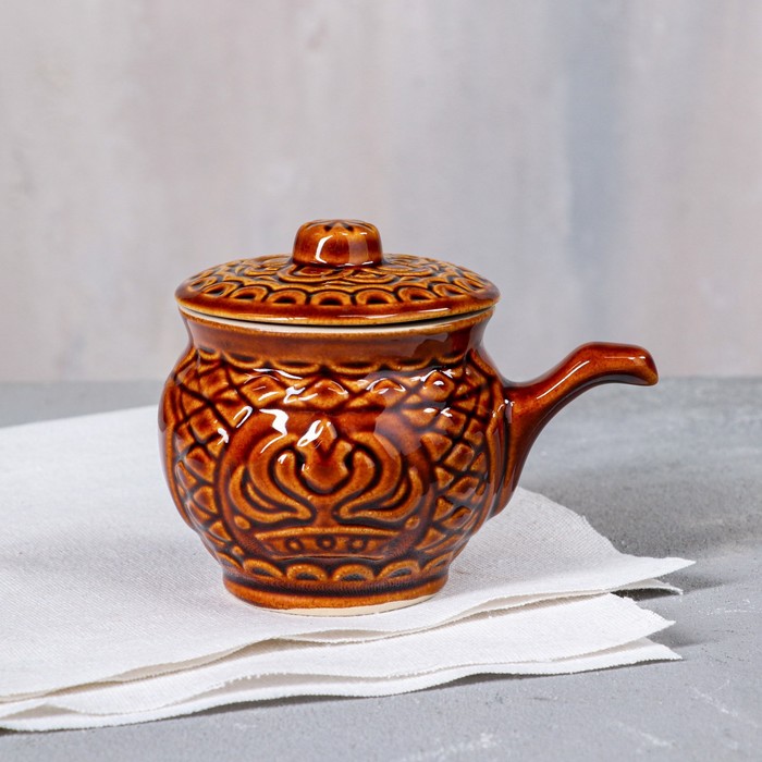 Кокотница с крышкой "Корона", керамика, 0.2 л 
Кокотница с крышкой "Корона", керамика, 0.2 л