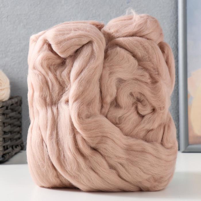 Гребенная лента 100% тонкая мериносовая шерсть 100гр (03 светло-бежевый)
Гребенная лента 100% тонкая мериносовая шерсть 100гр (03 светло-бежевый)