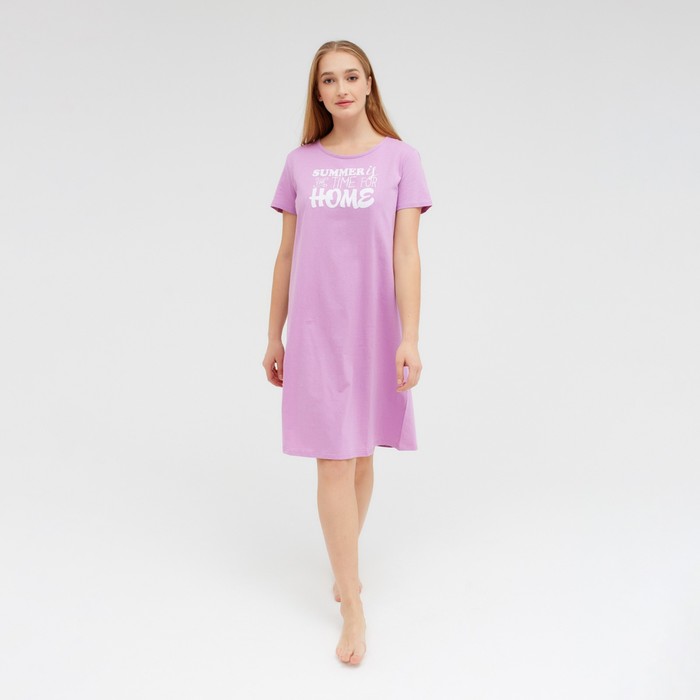 Сорочка женская, цвет сиреневый, размер 50
Сорочка женская, цвет сиреневый, размер 50