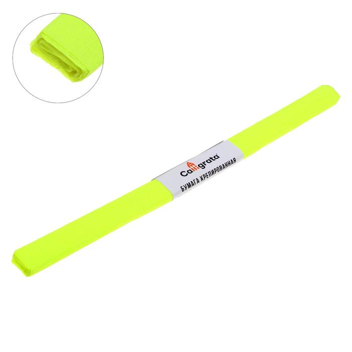 Бумага крепированная 50 х 200 см, в рулоне, 30 г/м2, неон жёлтая
Бумага крепированная 50 х 200 см, в рулоне, 30 г/м2, неон жёлтая