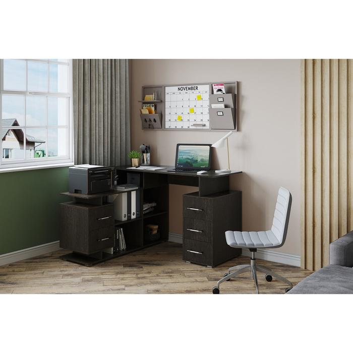 Стол компьютерный Оскар 9, 1400х580х1400, Венге
Стол компьютерный Оскар 9, 1400х580х1400, Венге