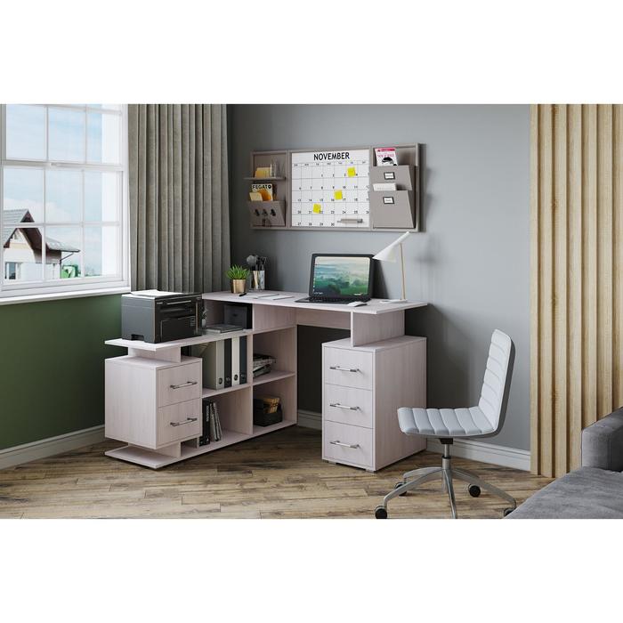 Стол компьютерный Оскар 9, 1400х580х1400, Анкор светлый
Стол компьютерный Оскар 9, 1400х580х1400, Анкор светлый