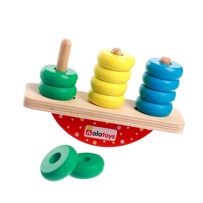 Балансир «Пирамидка» основание, 12 съёмных деталей, 15 × 9 × 5 cм
Балансир «Пирамидка» основание, 12 съёмных деталей, 15 × 9 × 5 cм