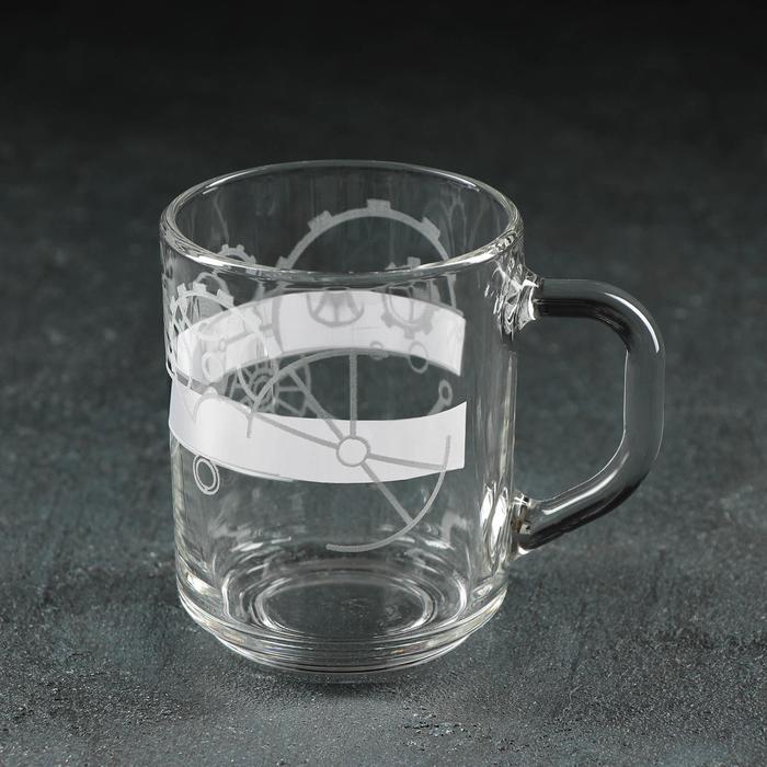 Кружка «Стимпанк», 200 мл, с гравировкой и напылением, цвет серебряный 
Кружка «Стимпанк», 200 мл, с гравировкой и напылением, цвет серебряный