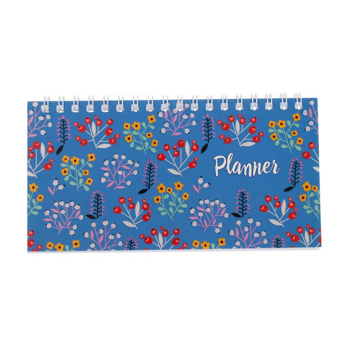 Планинг недатированный 165 х 85 мм, 64 листа на гребне "Цветы на синем", матовая ламинация, выборочный УФ-лак, блок 65г/м2
Планинг недатированный 165 х 85 мм, 64 листа на гребне "Цветы на синем", матовая ламинация, выборочный УФ-лак, блок 65г/м2