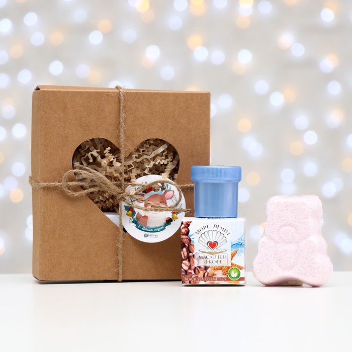 Подарочный набор новогодний «Экспресс расслабление»: бомбочка для ванн, масло ши
Подарочный набор новогодний «Экспресс расслабление»: бомбочка для ванн, масло ши