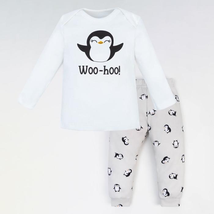 Комплект: джемпер и брюки Крошка Я "Пингвин", рост 86-92 см
Комплект: джемпер и брюки Крошка Я "Пингвин", рост 86-92 см