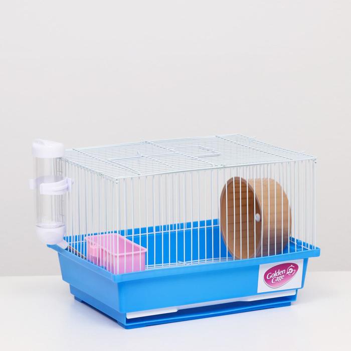 Клетка для хомяков и мелких грызунов, укомплектованная, 30 х 23 х 21 см
Клетка для хомяков и мелких грызунов, укомплектованная, 30 х 23 х 21 см