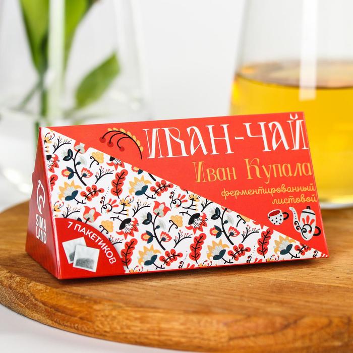 Листовой иван-чай «Иван Купала», 7 пакетиков x 2 г.
Листовой иван-чай «Иван Купала», 7 пакетиков x 2 г.