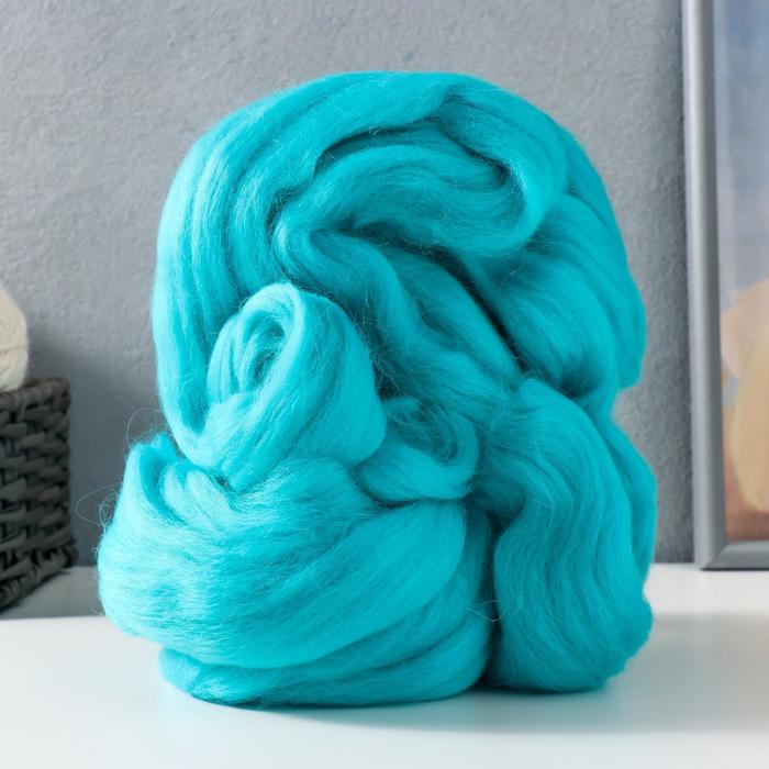 Гребенная лента 100% полутонкая шерсть 100гр (354 светлая лагуна)
Гребенная лента 100% полутонкая шерсть 100гр (354 светлая лагуна)