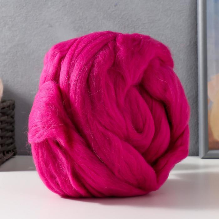 Гребенная лента 100% полутонкая шерсть 100гр (439 малиновый)
Гребенная лента 100% полутонкая шерсть 100гр (439 малиновый)