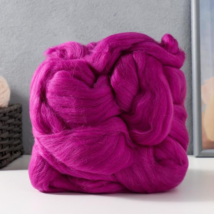 Гребенная лента 100% полутонкая шерсть 100гр (567 темная фиалка)
Гребенная лента 100% полутонкая шерсть 100гр (567 темная фиалка)