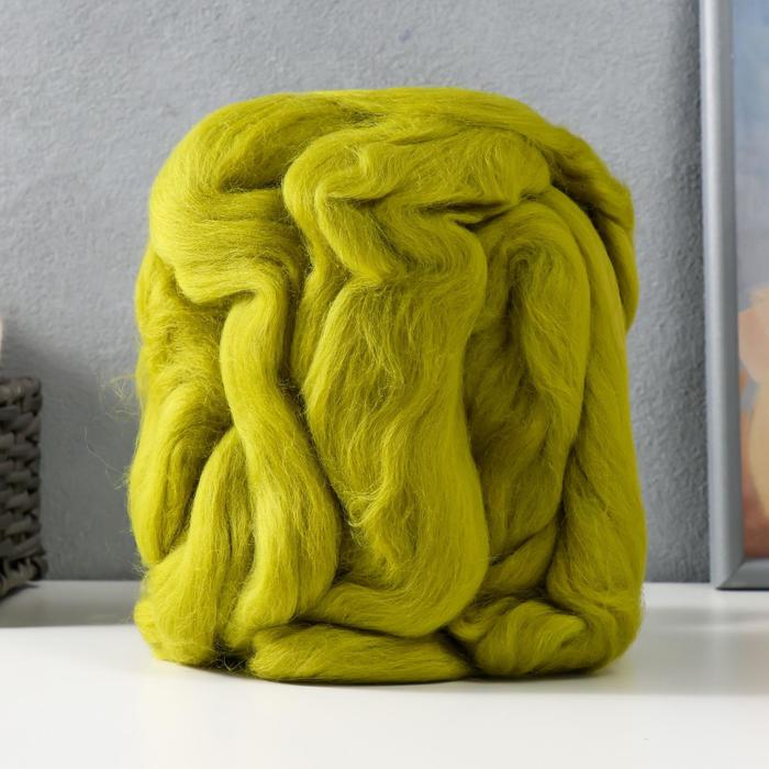 Гребенная лента 100% тонкая мериносовая шерсть 100гр (2010 спелый лайм)
Гребенная лента 100% тонкая мериносовая шерсть 100гр (2010 спелый лайм)