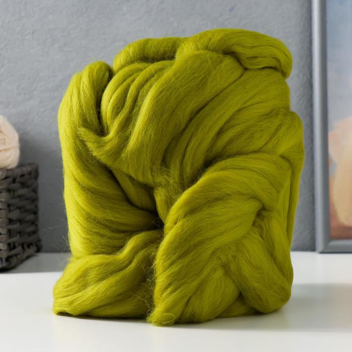 Гребенная лента 100% тонкая мериносовая шерсть 100гр (252 зеленый горошек)
Гребенная лента 100% тонкая мериносовая шерсть 100гр (252 зеленый горошек)