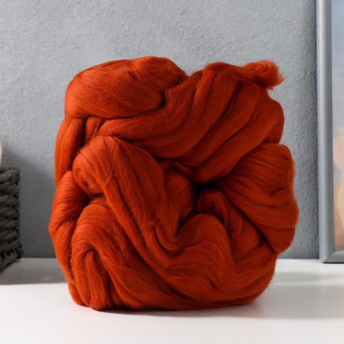 Гребенная лента 100% тонкая мериносовая шерсть 100гр (514 темный терракот)
Гребенная лента 100% тонкая мериносовая шерсть 100гр (514 темный терракот)