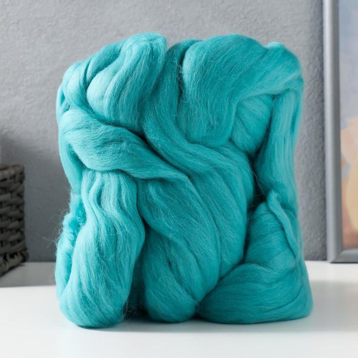 Гребенная лента 100% тонкая мериносовая шерсть 100гр (752 дымчато-бирюзовый)
Гребенная лента 100% тонкая мериносовая шерсть 100гр (752 дымчато-бирюзовый)