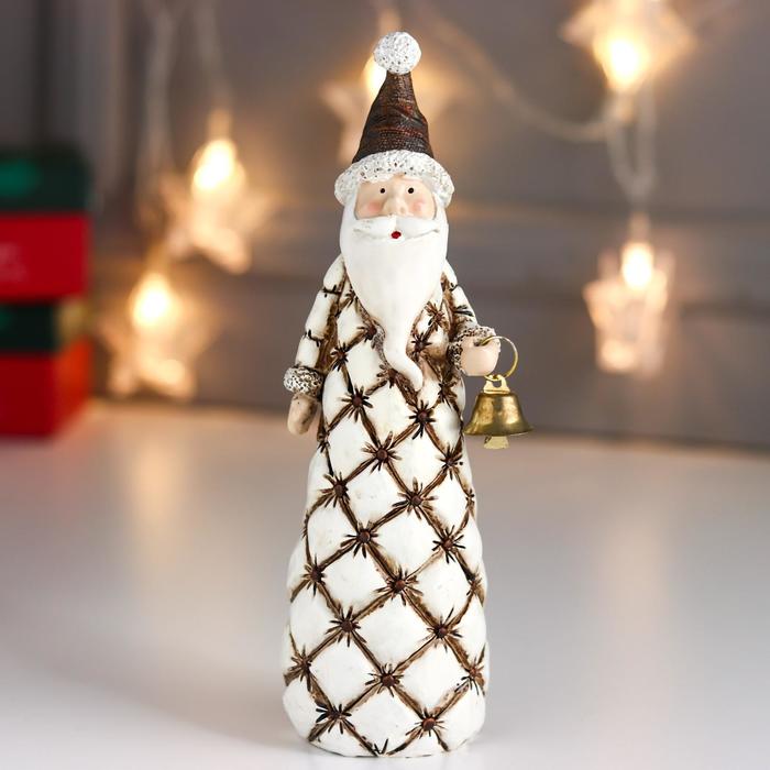 Сувенир полистоун "Дед Мороз в стёганной шубе, с колокольчиком" 21,5х6х7,5 см
Сувенир полистоун "Дед Мороз в стёганной шубе, с колокольчиком" 21,5х6х7,5 см